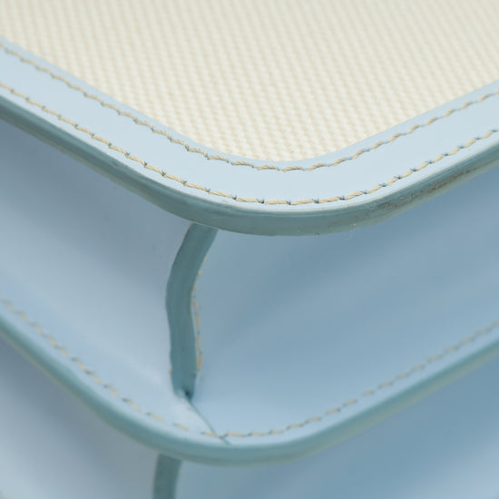 Burberry Bicolor TB Logo Small Flap Bag-Burberry-THE CLOSET