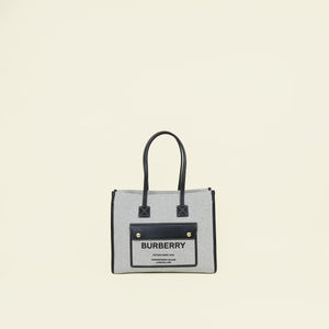 Burberry Bicolor Freya Tote Small Bag