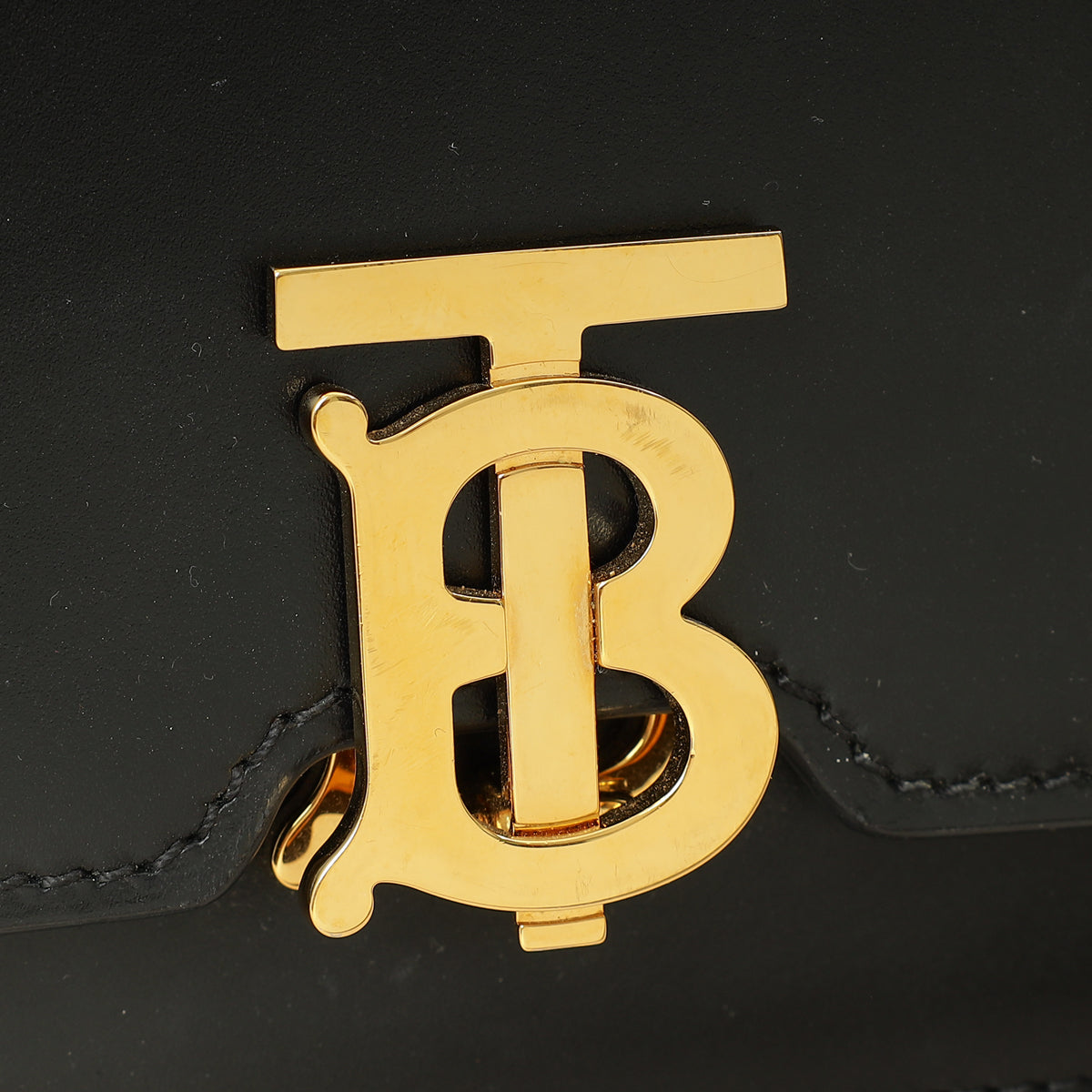 Burberry Black TB Logo Chain Belt Bag-Burberry-THE CLOSET