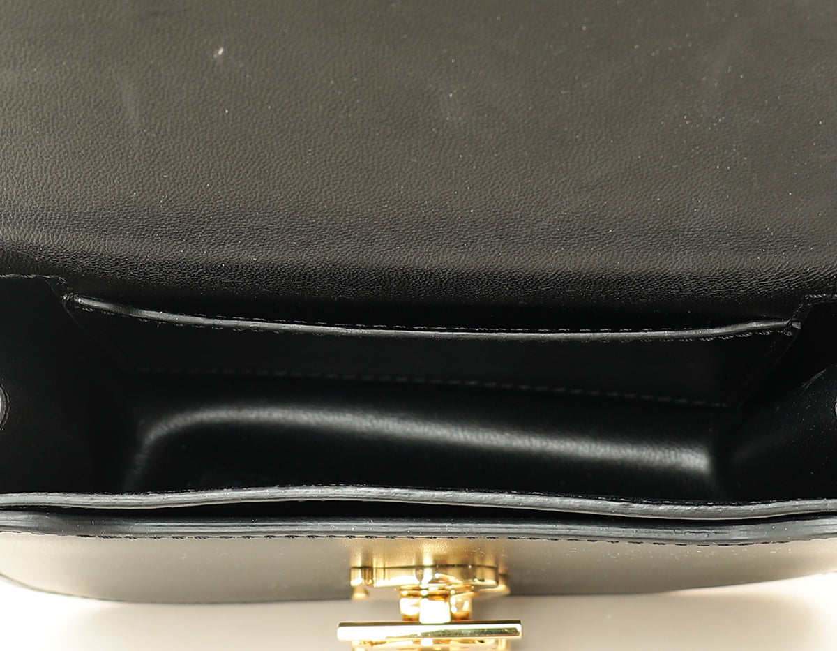 Burberry Black TB Logo Chain Belt Bag-Burberry-THE CLOSET