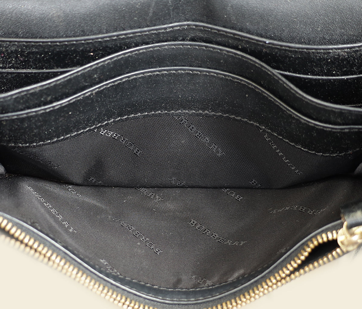Burberry Black Continental Wallet