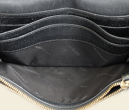 Burberry Black Continental Wallet