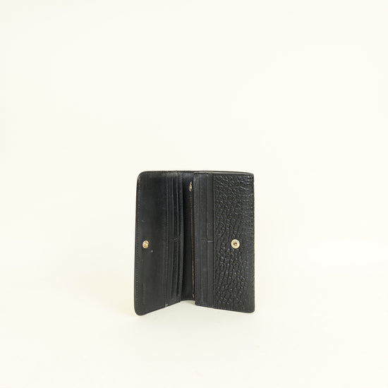 Burberry Black Continental Wallet
