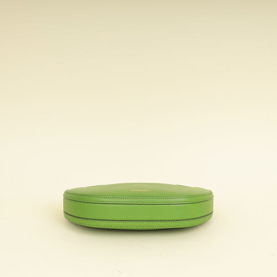 Burberry Green Olympia Mini Chain Zip Bag