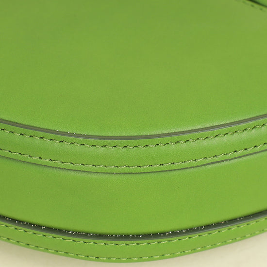 Burberry Green Olympia Mini Chain Zip Bag