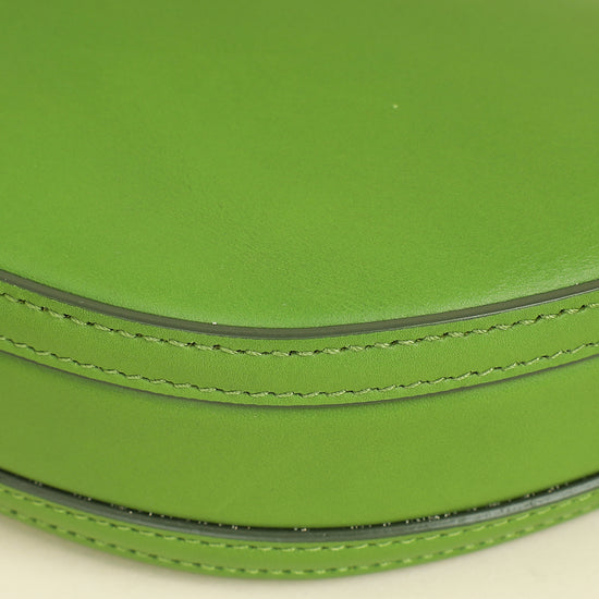 Burberry Green Olympia Mini Chain Zip Bag