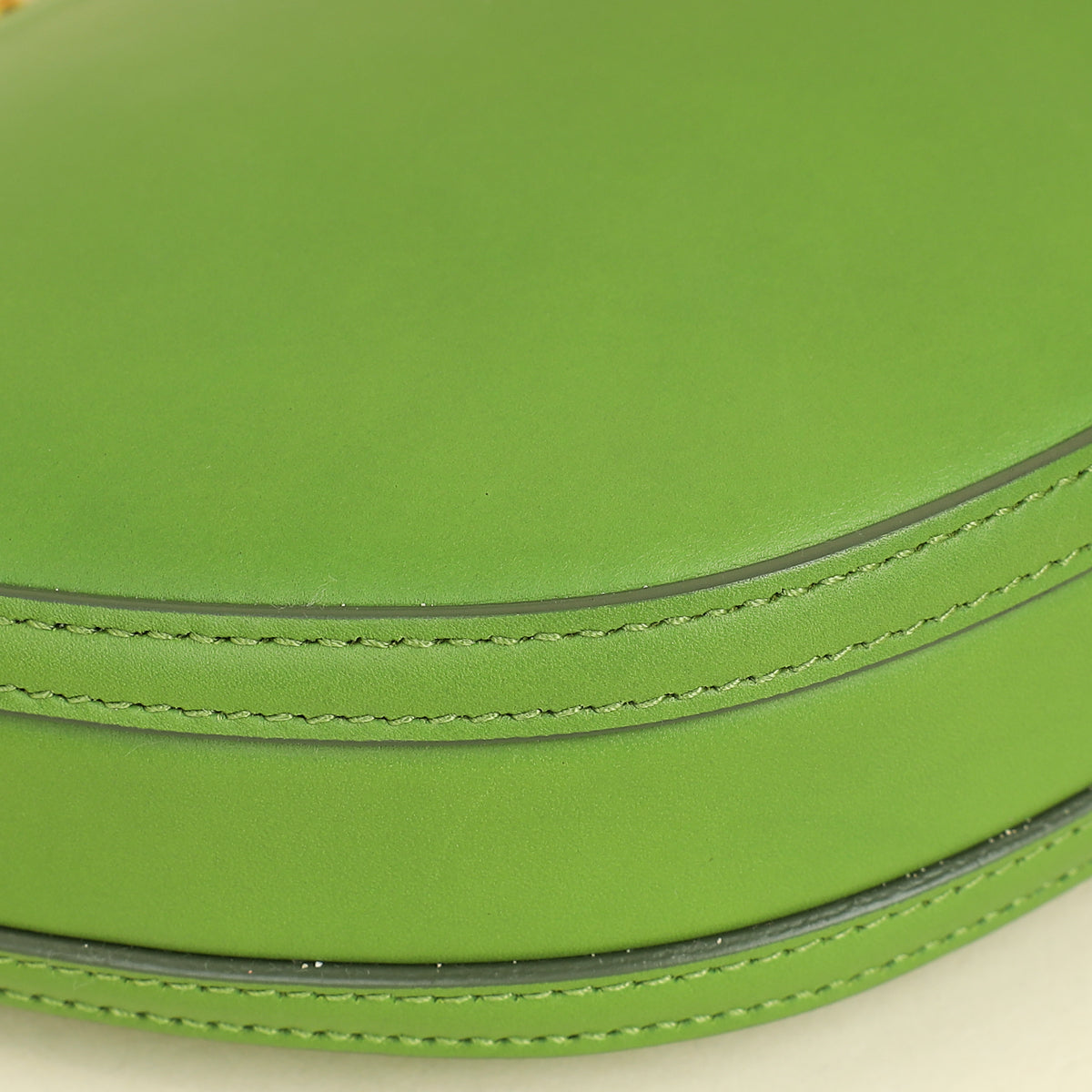 Burberry Green Olympia Mini Chain Zip Bag