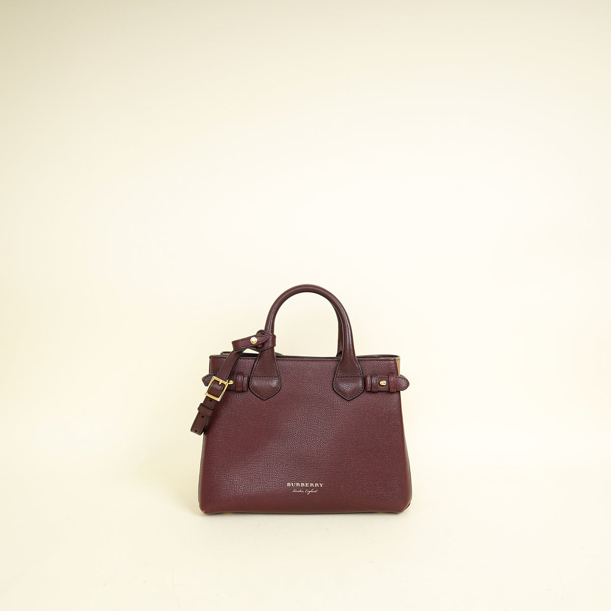 Burberry Bicolor Banner Tote Bag