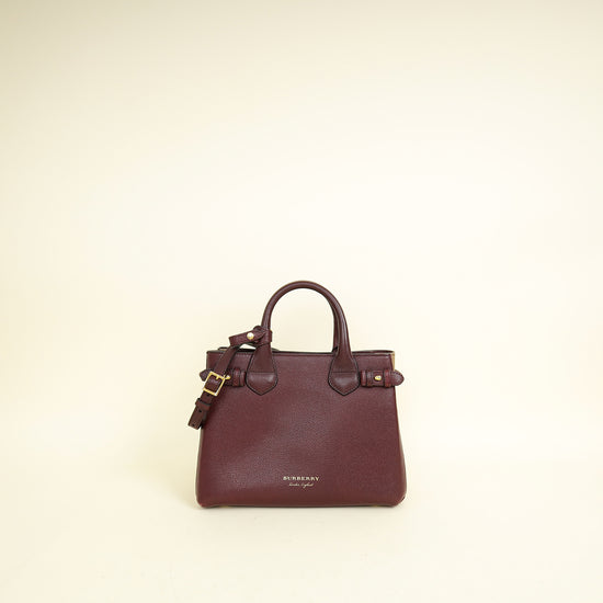 Burberry Bicolor Banner Tote Bag