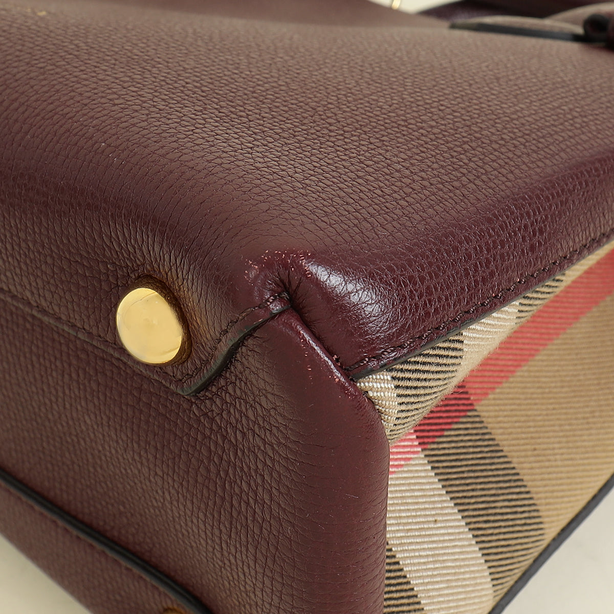 Burberry Bicolor Banner Tote Bag