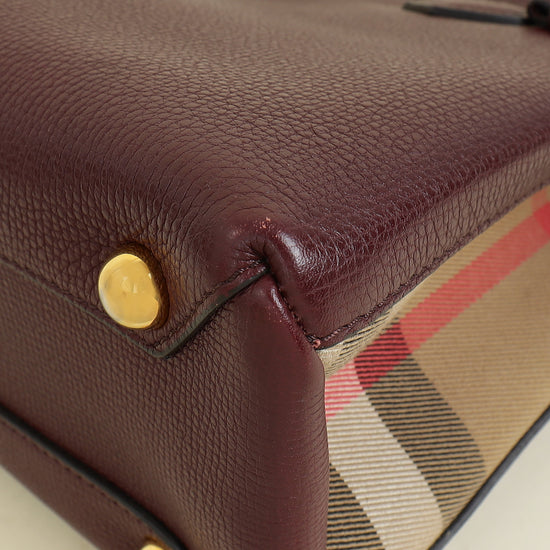 Burberry Bicolor Banner Tote Bag