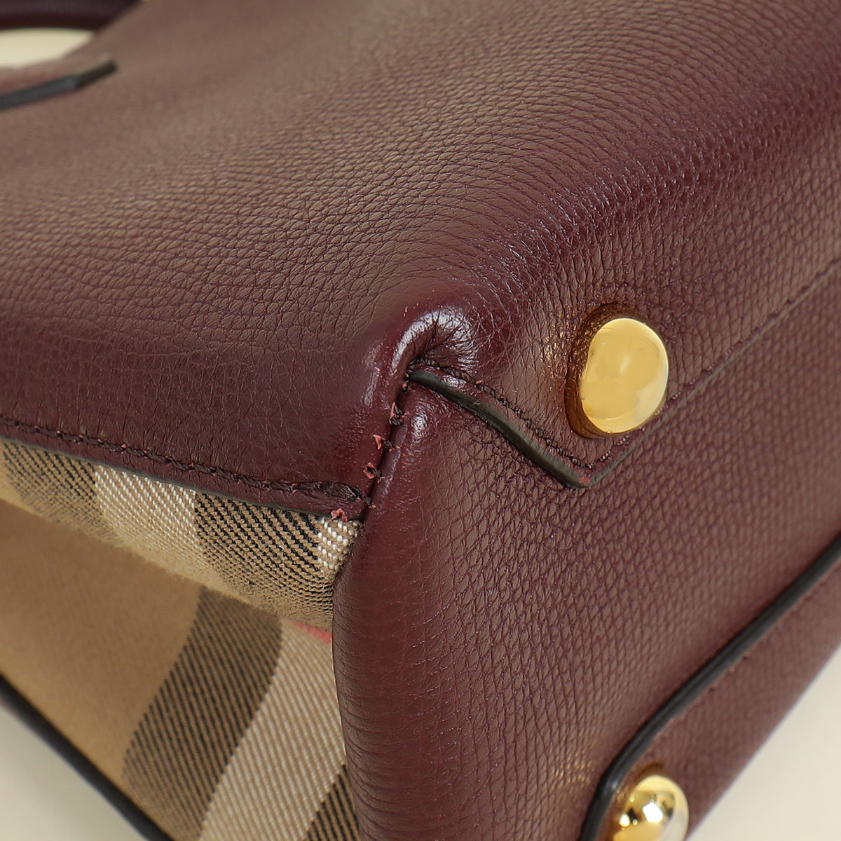 Burberry Bicolor Banner Tote Bag