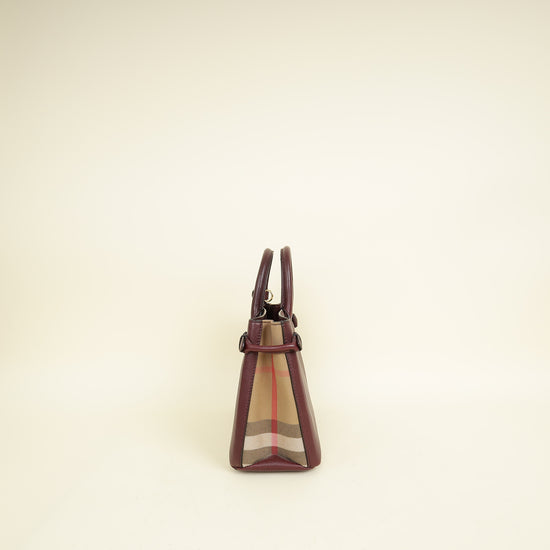 Burberry Bicolor Banner Tote Bag