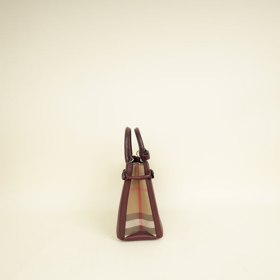 Burberry Bicolor Banner Tote Bag