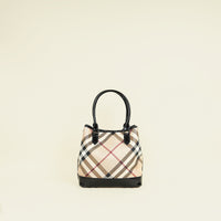 Burberry Multicolor Novacheck Tote Bag