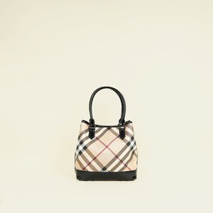 Burberry Multicolor Novacheck Tote Bag