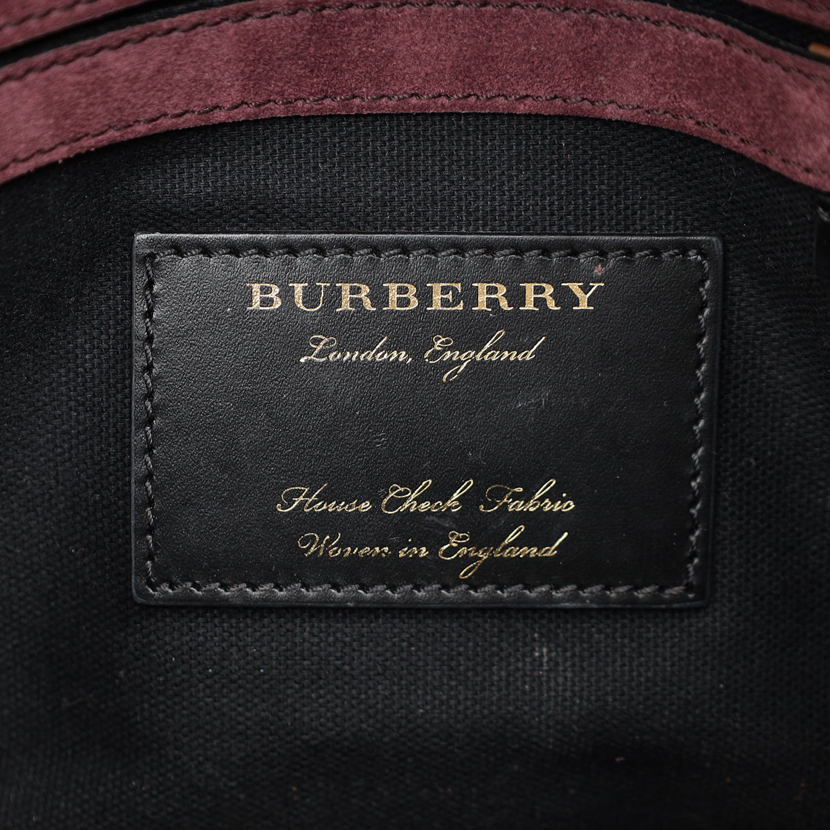 Burberry Brown House Check Macken Crossbody Bag