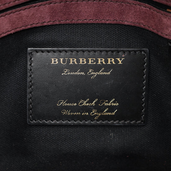 Burberry Brown House Check Macken Crossbody Bag