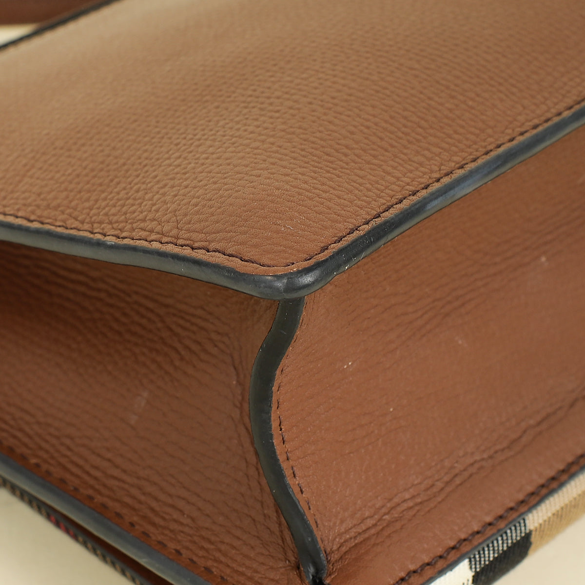 Burberry Brown House Check Macken Crossbody Bag