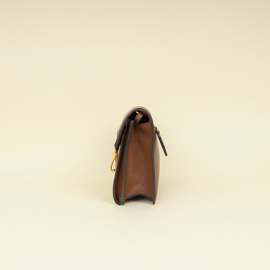 Burberry Brown House Check Macken Crossbody Bag