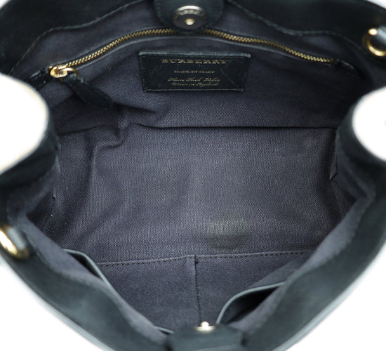 Burberry Black Small Banner Tote Bag