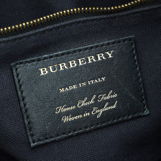 Burberry Black Small Banner Tote Bag