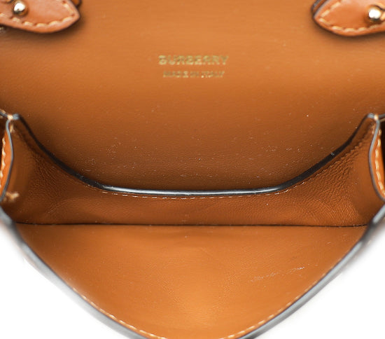 Burberry Tan Micro Olympia Crossbody Bag