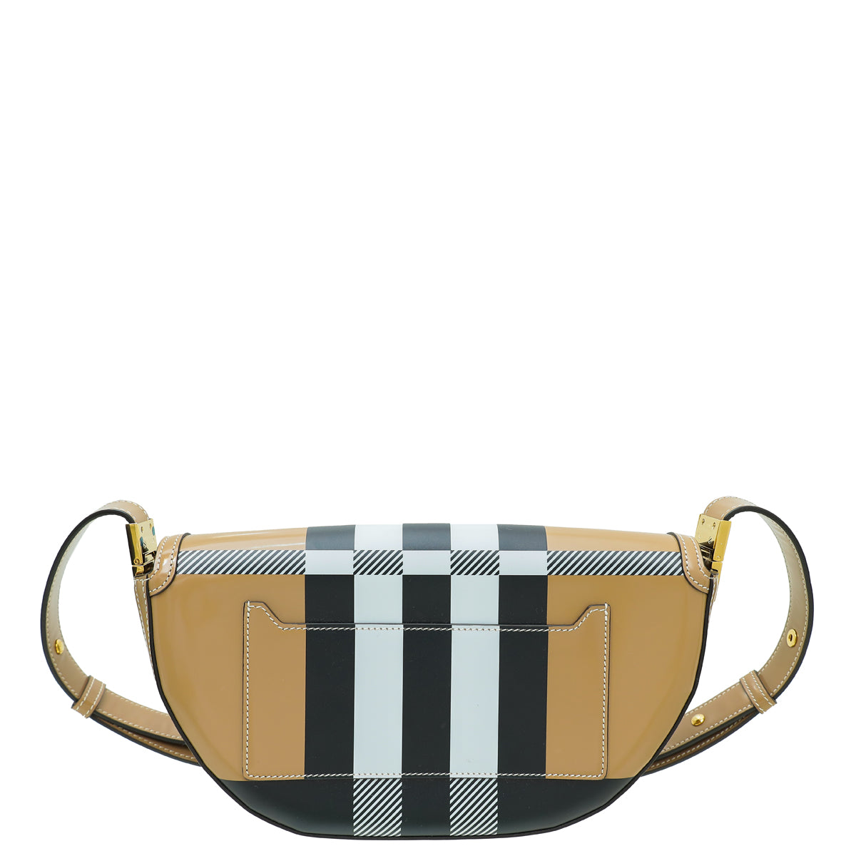 Burberry Tricolor Check Print Olympia Flap Bag-Burberry-THE CLOSET