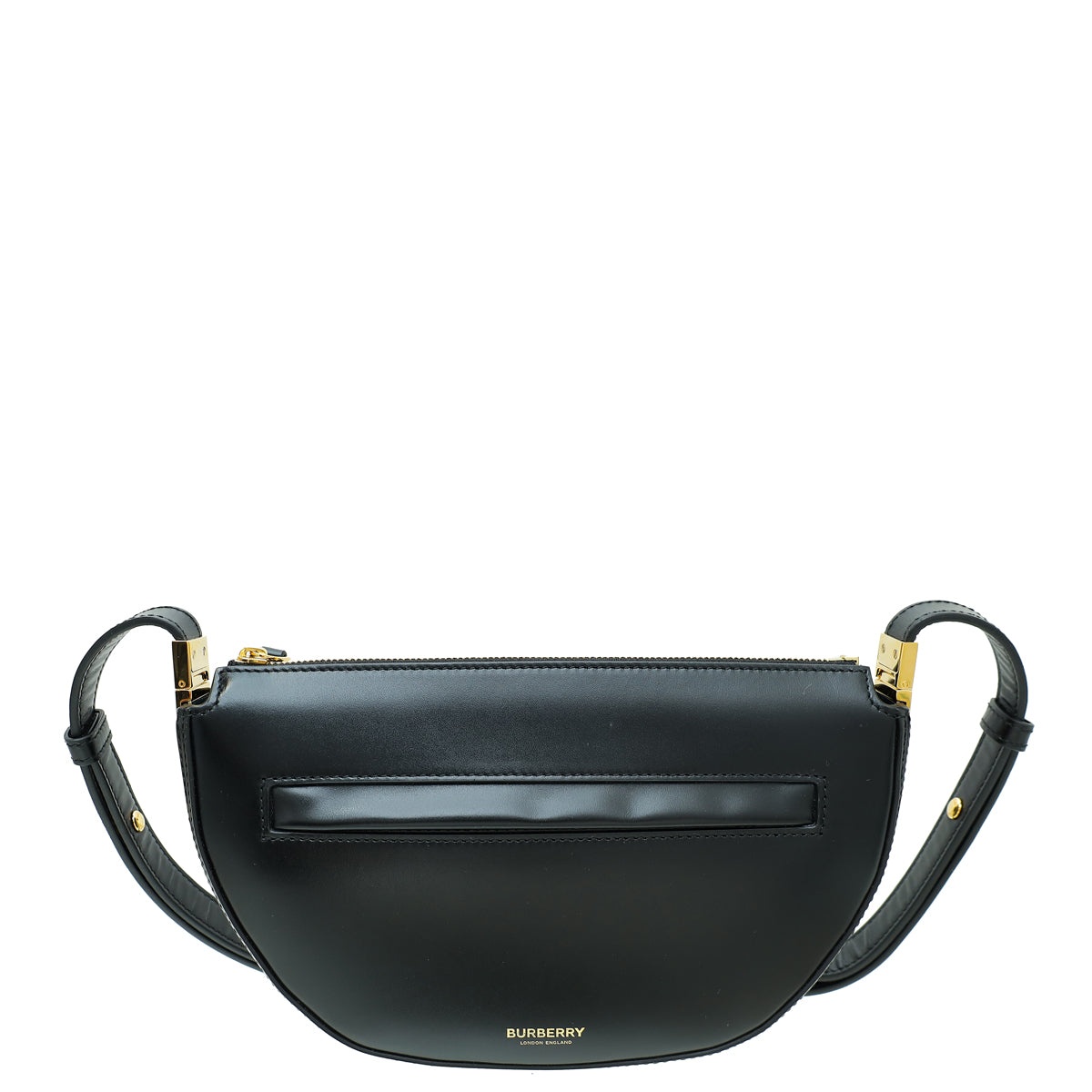 Burberry Black Mini Zip Olympia Bag-Burberry-THE CLOSET