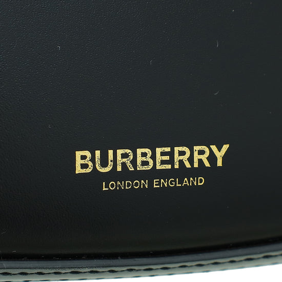 Burberry Black Mini Zip Olympia Bag