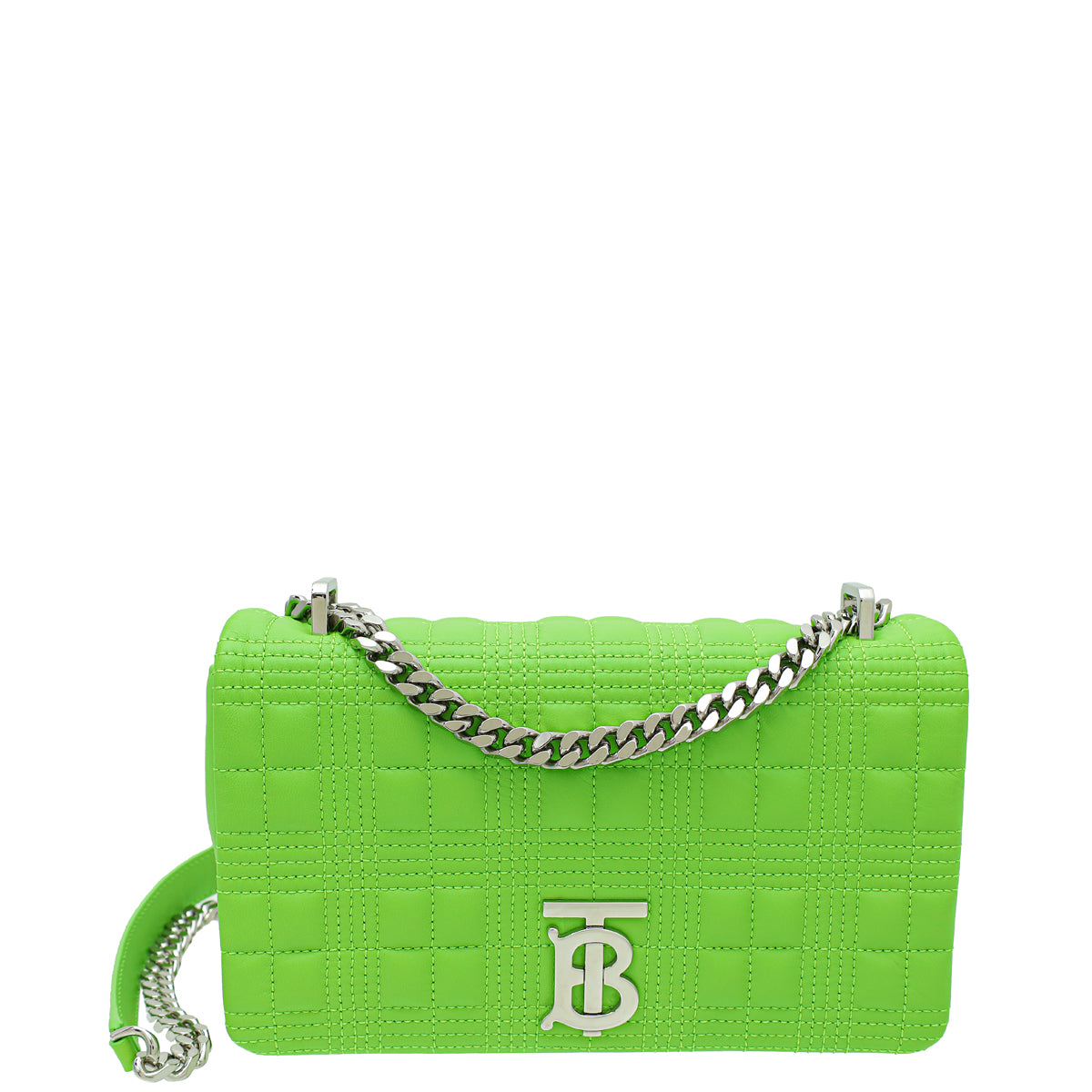 Burberry Brilliant Green Lola Small Flap Bag