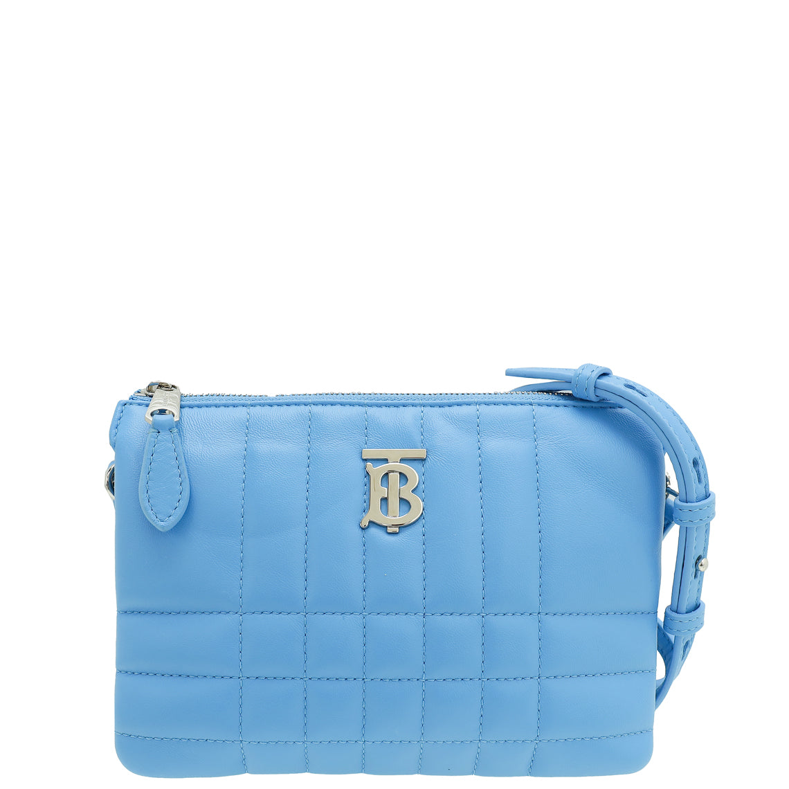 Burberry Bright Sky Blue Lola Double Pouch Crossbody Bag-Burberry-THE CLOSET
