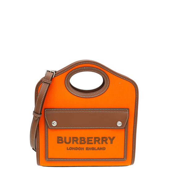 Burberry Bicolor Pocket Mini Bag