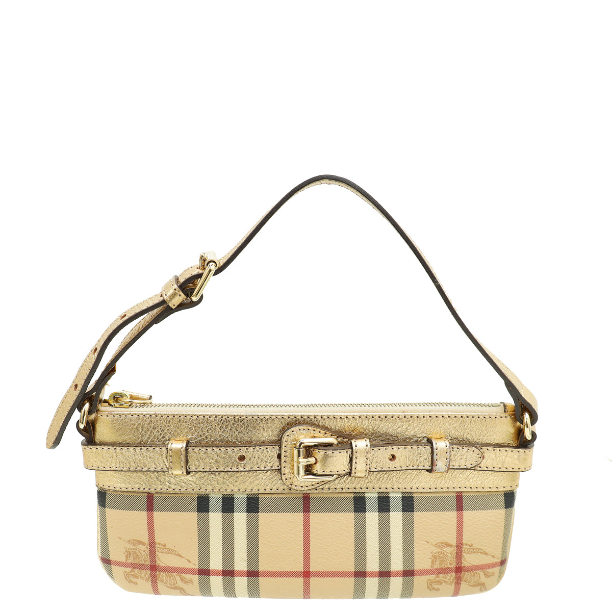 Burberry Bicolor Haymarket Pochette Bag-Burberry-THE CLOSET