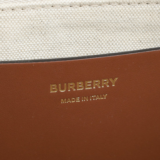 Burberry Bicolor Freya Medium Tote Bag