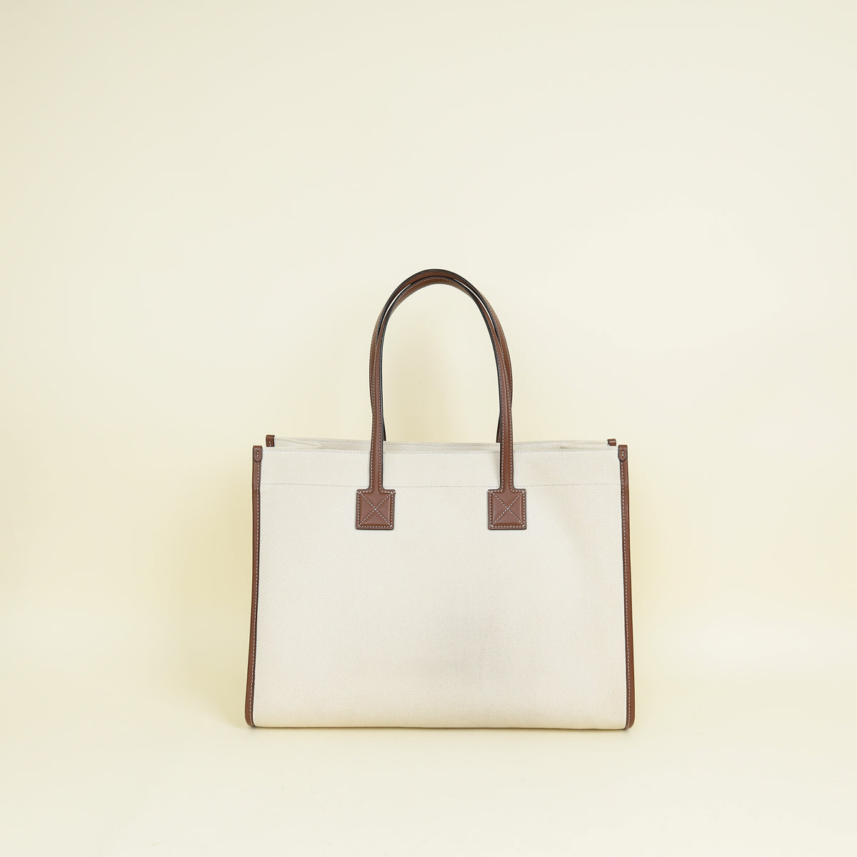 Burberry Bicolor Freya Medium Tote Bag