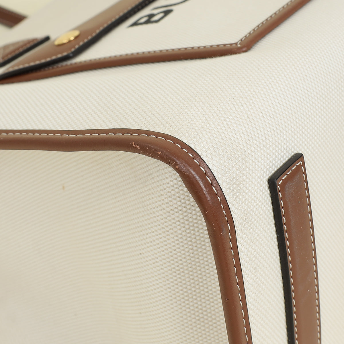 Burberry Bicolor Freya Medium Tote Bag