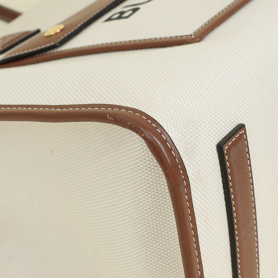 Burberry Bicolor Freya Medium Tote Bag