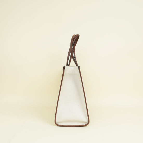 Burberry Bicolor Freya Medium Tote Bag