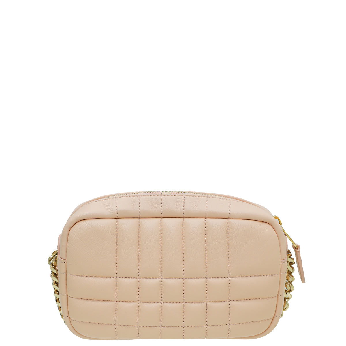 Burberry Peach Quilted Lola Camera Mini Bag-Burberry-THE CLOSET