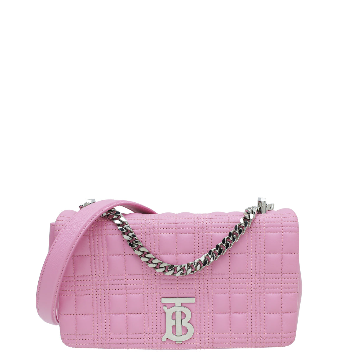 Burberry Primrose Pink Quilted Lola Camera Small Bag-Burberry-THE CLOSET