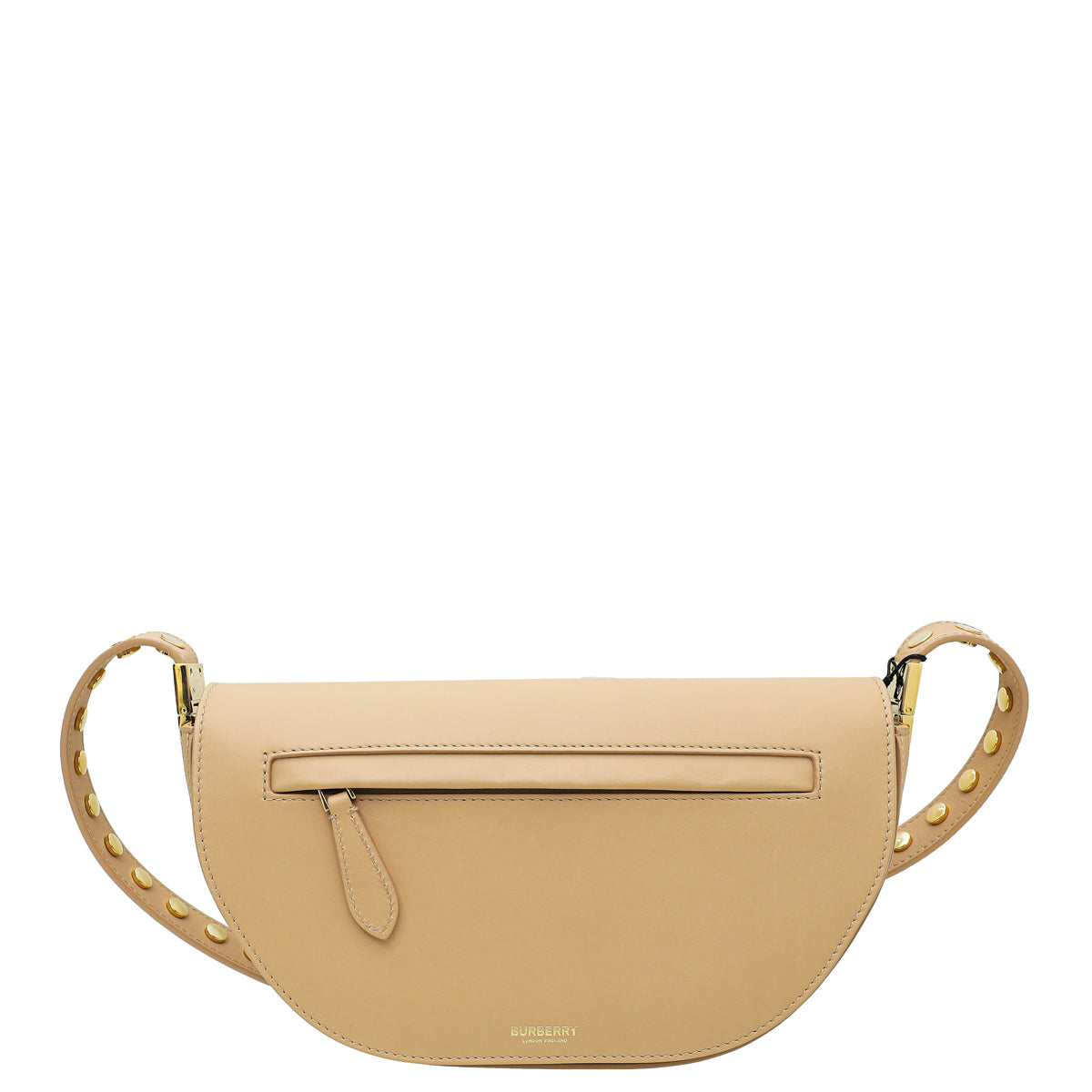 Burberry Cool Beige Olympia Studs Small Flap Bag-Burberry-THE CLOSET