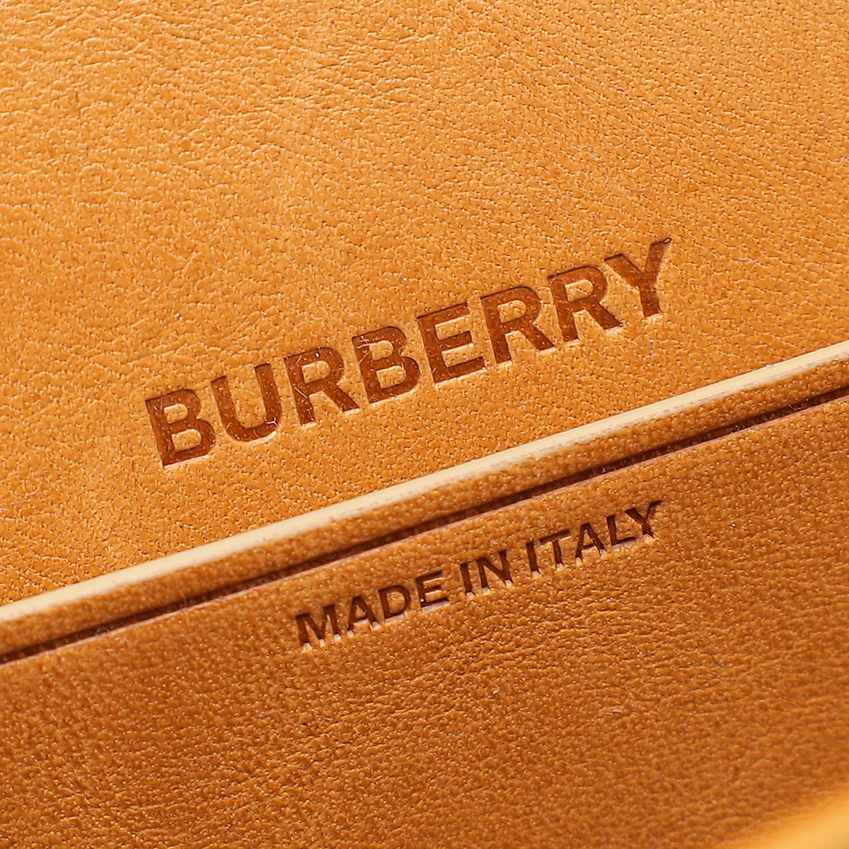 Burberry Pale Orange Olympia Small Flap Bag