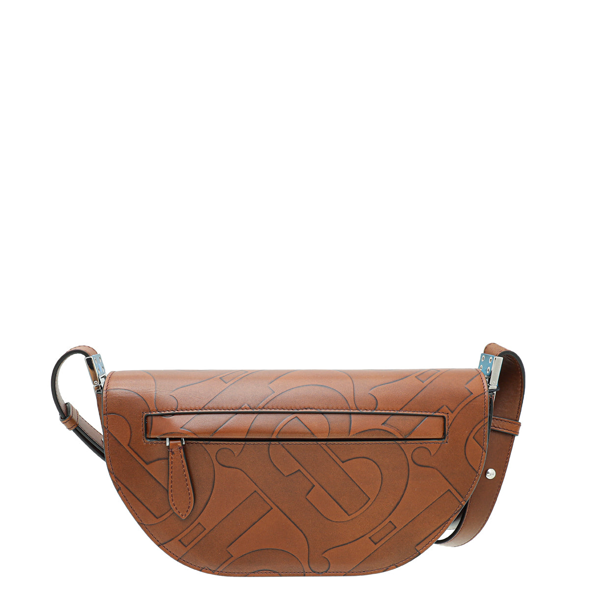 Burberry Briar Brown TB Embossed Small Olympia Bag-Burberry-THE CLOSET