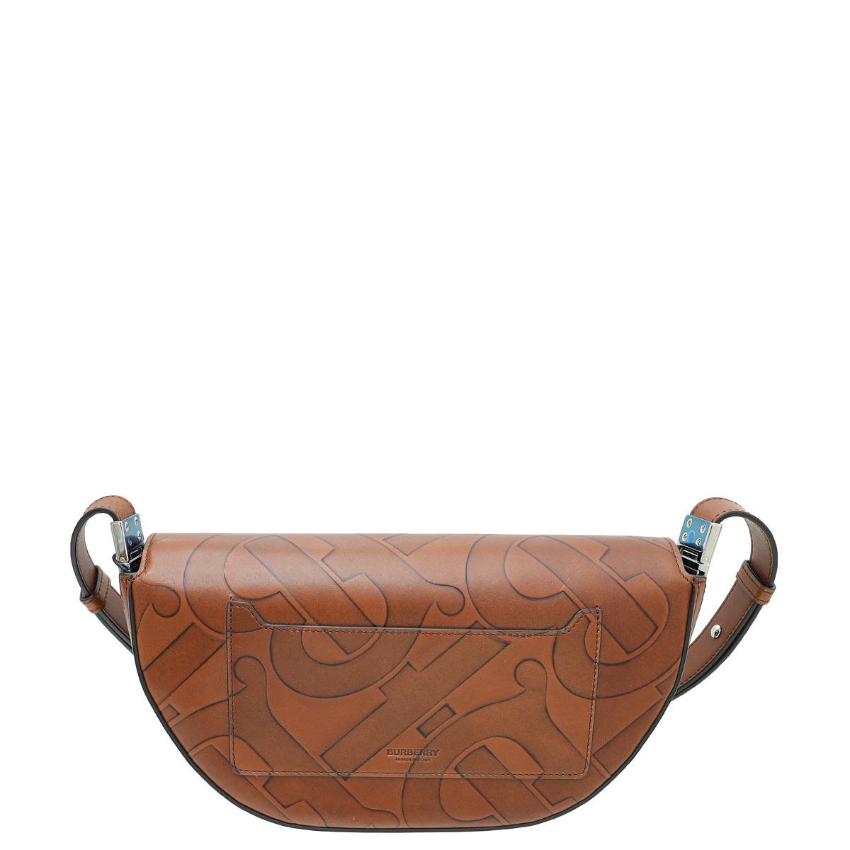 Burberry Briar Brown TB Embossed Small Olympia Bag-Burberry-THE CLOSET