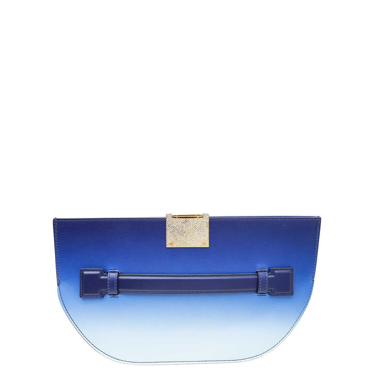 Burberry Ombre Blue Olympia Clutch W/ Crystal-Burberry-THE CLOSET