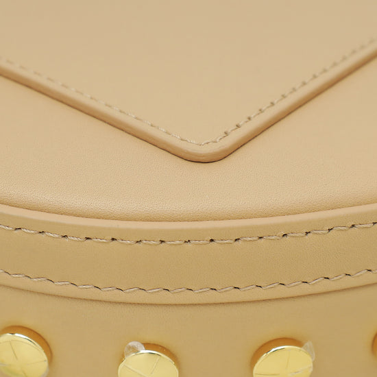 Burberry Cool Beige Studded Olympia Small Bag