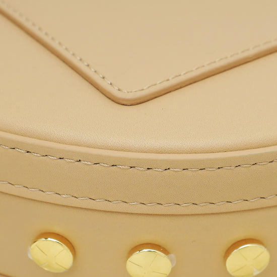 Burberry Cool Beige Studded Olympia Small Bag