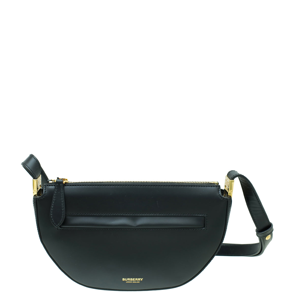 Burberry Black Mini Zip Olympia Bag-Burberry-THE CLOSET