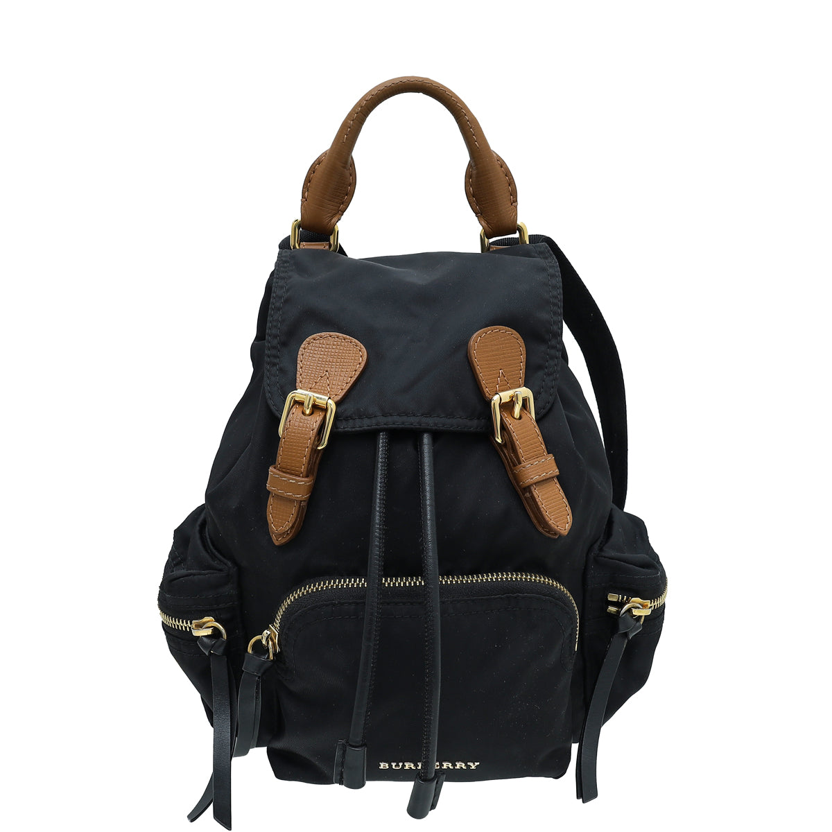 Burberry Bicolor Nylon Rucksack Backpack Bag